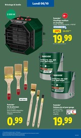 Peinture Angebote im Prospekt "Plus de 55 produits bio dans l'assiette, ça vaut le coup." von Lidl auf Seite 64