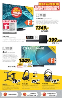 Fernseher im MEDIMAX Prospekt "TESTSIEGER? HABEN WIR!" mit 8 Seiten (Halle (Saale))