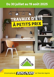 Promo Plafonnier LED dans le catalogue Leroy Merlin du moment à la page 1