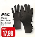Unisex-Funktionshandschuh im Angebot bei Kaufhaus Stolz in Kiel Unisex-Funktionshandschuh Angebote von P.A.C. bei Kaufhaus Stolz Kiel für 17,99 €