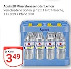 Mineralwasser von Aquintél im aktuellen GLOBUS Prospekt