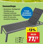 Sonnenliege im Angebot bei Thomas Philipps in Mülheim Sonnenliege Angebote bei Thomas Philipps Mülheim für 77,77 €