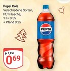 Pepsi Cola im Angebot bei GLOBUS in Gotha Pepsi Cola Angebote bei GLOBUS Gotha für 0,69 €