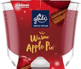 Duftkerze im Glas Warm Apple Pie 1 St von glade im aktuellen dm-drogerie markt Prospekt für 5,95 €