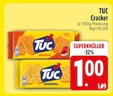 Cracker Paprika im EDEKA Prospekt Cracker Paprika von TUC im aktuellen EDEKA Prospekt für 1,00 €