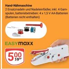 Hand-Nähmaschine im Angebot bei GLOBUS in Weinheim Hand-Nähmaschine Angebote von Easymaxx bei GLOBUS Weinheim für 5,00 €
