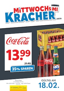 Coca Cola im Getränkeland Prospekt "Die Getränkekönner" mit 1 Seiten (Brandenburg (Havel))