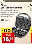 Skive 3in1 Sandwichmaker bei Thomas Philipps im Prospekt "" für 16,66 €