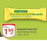 Protein Bar Lemon Cheesecake Angebote von Barebells bei GLOBUS Ludwigshafen für 1,99 €