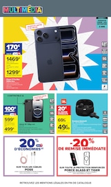 Promos IPhone dans le catalogue "L'ÉTÉ EN MAILLOT, LA RENTRÉE EN GRANDS CARREAUX." de Carrefour IPhone en promo dans le catalogue Carrefour à la page 34