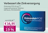 Zinkorotat-POS 40 mg Angebote bei mea - meine apotheke Leipzig für 16,95 €