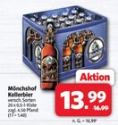 Aktuelles Mönchshof Kellerbier Angebot bei Markant Nordwest in Löhne ab 13,99 €