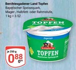Topfen Angebote von Berchtesgadener Land bei GLOBUS Trier für 0,88 €