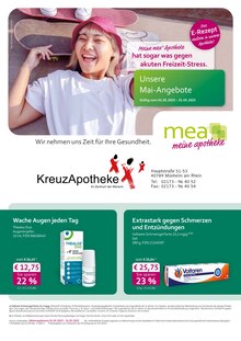 mea - meine apotheke Prospekt Unsere Mai-Angebote mit 2 Seiten