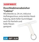 Duschkabinenabzieher Cabino von Leifheit im aktuellen V-Markt Prospekt für 5,99 €