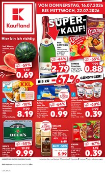 Bier im aktuellen Kaufland Prospekt (Halberstadt) Bier im Kaufland Prospekt "Hier bin ich richtig" mit 65 Seiten (Halberstadt)