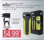 Rasierer „3 300“ von Braun im aktuellen Marktkauf Prospekt für 54,99 €