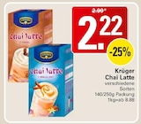 Chai Latte Angebote von Krüger bei WEZ Bad Oeynhausen für 2,22 €