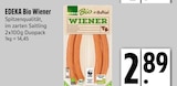 Wiener Würstchen im E xpress Prospekt Bio Wiener von EDEKA im aktuellen E xpress Prospekt für 2,89 €