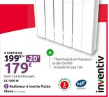 Promo Radiateur à inertie fluide Idana à 179,00 € dans le catalogue Mr. Bricolage à Wissembourg