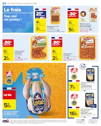 Offre Poulet dans le catalogue Carrefour du moment à la page 20