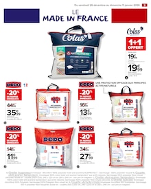 Promotion Protège-Matelas dans le prospectus Carrefour Market, valable du 26/12/2025 au 11/01/2026 Promo Protège-Matelas dans le catalogue Carrefour Market du moment à la page 11