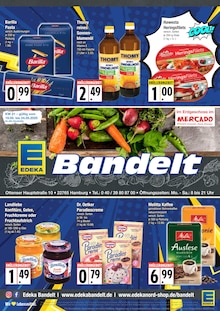 Aktueller EDEKA Prospekt "Top Angebote" Seite 1 von 8 Seiten für Hamburg