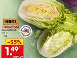 Chinakohl im Angebot bei Netto Marken-Discount in Remscheid Chinakohl Angebote von HEIMAT bei Netto Marken-Discount Remscheid für 1,49 €