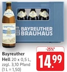 Aktuelles Bayreuther Hell Angebot bei E center in Neustadt (Weinstraße) ab 14,99 €