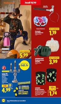 Promotion Carnaval dans le prospectus Lidl, valable du 15/10/2026 au 21/10/2026 Promo Carnaval dans le catalogue Lidl du moment à la page 38