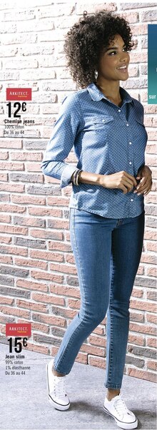 Vêtements femme - Géant Casino à Levallois-Perret Vêtements femme en promo chez Géant Casino Levallois-Perret à 12,00 €