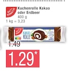 Kuchenrolle Kakao oder Erdbeer im aktuellen Marktkauf Prospekt