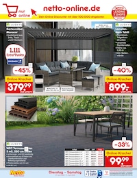 Netto Marken-Discount Gartenmöbel im Prospekt 