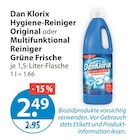 Hygiene-Reiniger im V-Markt Prospekt Hygiene-Reiniger von Dan Klorix im aktuellen V-Markt Prospekt für 2,49 €