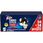 Sachets repas Tendre effilée pour chats - PURINA FELIX à 12,95 € dans le catalogue Carrefour
