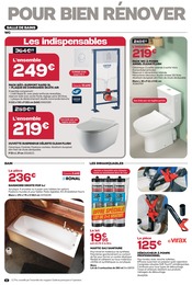 Promos WC dans le catalogue "POUR BIEN RÉNOVER COMPTEZ SUR NOUS..." de Gedimat WC en promo dans le catalogue Gedimat à la page 8