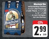 Mönchshof Bier Angebote von Mönchshof bei E center Buchen für 2,99 €