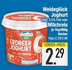 Joghurt im EDEKA Prospekt Joghurt von Weideglück im aktuellen EDEKA Prospekt für 2,29 €