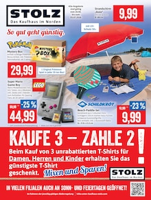 Lego im aktuellen Kaufhaus Stolz Prospekt (Lübeck) Lego im Kaufhaus Stolz Prospekt "STOLZ. Das Kaufhaus im Norden." mit 16 Seiten (Lübeck)