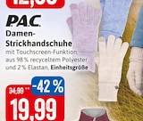 Damen-Strickhandschuhe Angebote von P.A.C. bei Kaufhaus Stolz Neubrandenburg für 19,99 €