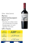 Cabernet Sauvignon Reserva von Montes im aktuellen METRO Prospekt