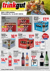 Trinkgut Discounter Prospekt der aktuellen Woche mit 4 Seiten, gĂŒltig von 27.07.2026 bis 01.08.2026, in Isny und Umgebung Aktueller Trinkgut Discounter Prospekt in Isny und Umgebung, "Aktuelle Angebote" mit 4 Seiten, 27.07.2026 - 01.08.2026