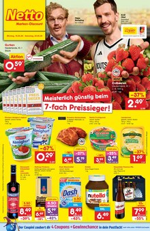 Fleisch im Netto Marken-Discount Prospekt "Aktuelle Angebote" mit 53 Seiten (Halle (Saale))