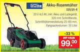 Akku-Rasenmäher 320/20-4 im Angebot bei Zimmermann in Bremen Akku-Rasenmäher 320/20-4 Angebote von Güde bei Zimmermann Bremen für 99,00 €