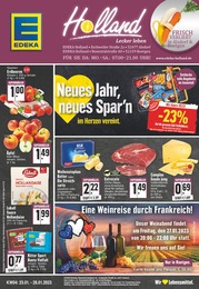 Discounter Prospekt von EDEKA Übach-Palenberg EDEKA Prospekt: "Aktuelle Angebote", 24 Seiten, 23.01.2023 - 28.01.2023