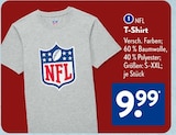 T-Shirt im ALDI SÜD Prospekt T-Shirt von NFL im aktuellen ALDI SÜD Prospekt für 9,99 €