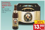 Premium Hefe Weißbier Naturtrüb Angebote von Franziskaner bei Netto Marken-Discount Leverkusen für 13,99 €