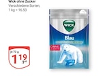 ohne Zucker im Angebot bei GLOBUS in Duisburg ohne Zucker Angebote von Wick bei GLOBUS Duisburg für 1,19 €