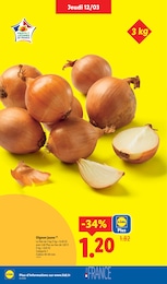 Offre Oignon dans le catalogue Lidl du moment à la page 4