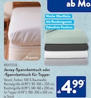 Jersey-Spannbettuch von Novitesse im aktuellen ALDI SÜD Prospekt für 4,99 €